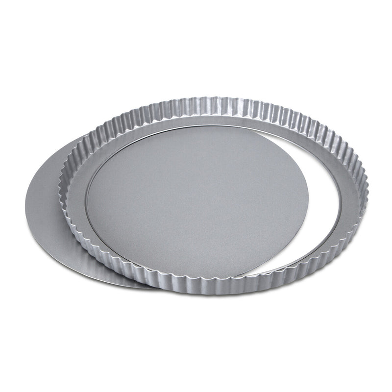 Tarteform mit Hebeboden ø 28 cm / H 2,2 cm Silber