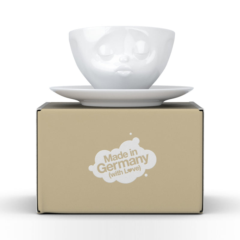 Kaffeetasse Küssend weiß, 200 ml