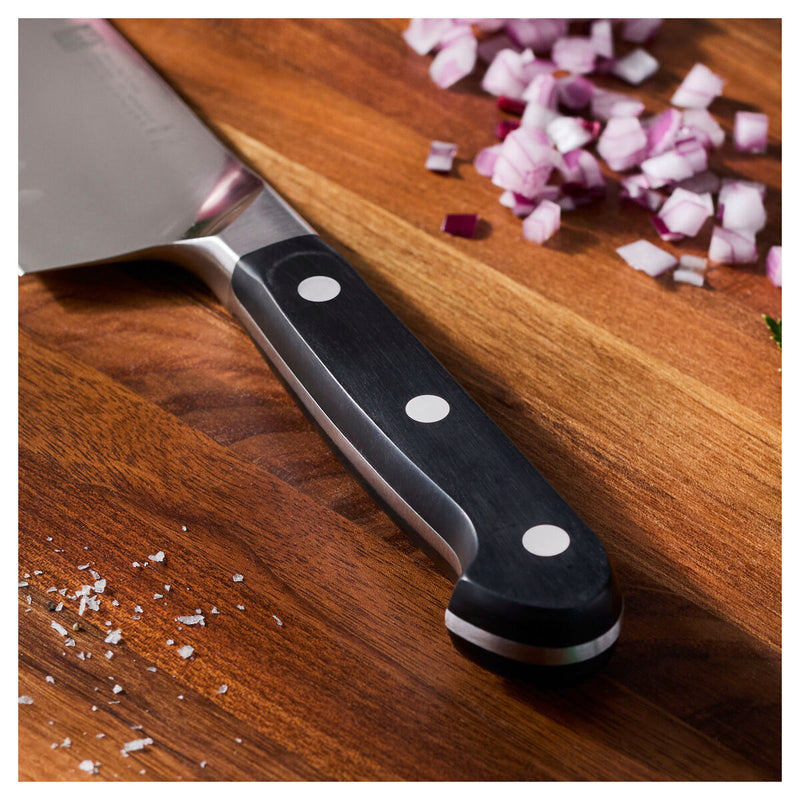 Pro Santokumesser 14 cm, Kullenschliff