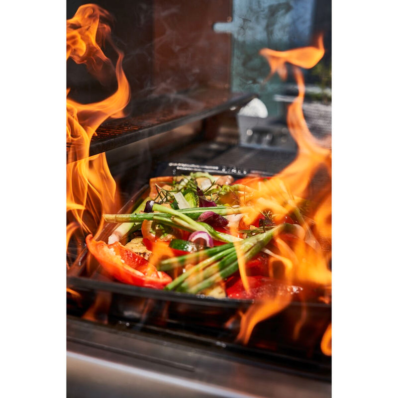 Pans Plancha 38 cm, rechteckig, Schwarz, Gusseisen