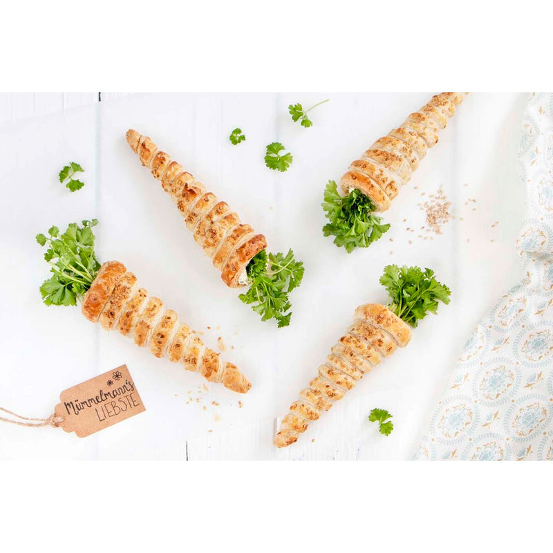 Schillerlocken 14 cm x ø 0,3/3,5 cm 6 Stück Edelstahl