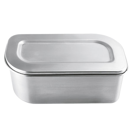Lunchbox/Salatdose Edelstahl 10,6x20,5x8,8cm