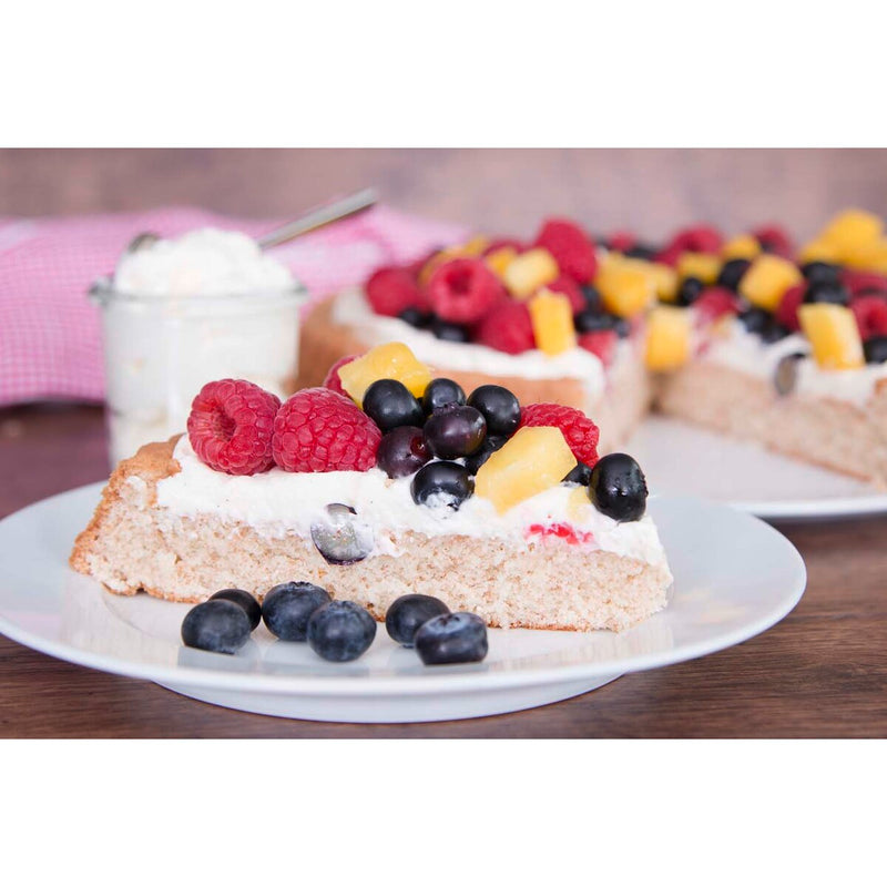 we love baking Obstbodenform ø 30 cm / H 3 cm Silber Metall