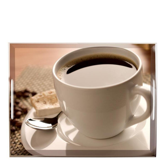 Serviertablett Cup of Coffee 50x37cm