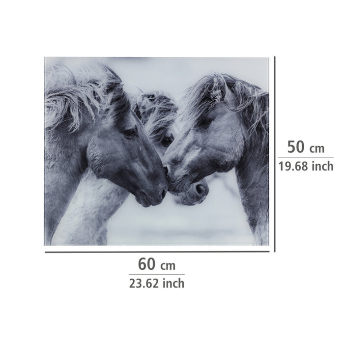 Glasrückwand Horses 60 x 50 cm