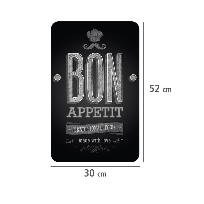 Glasabdeckplatten Universal Bon Appetit, 2er-Set