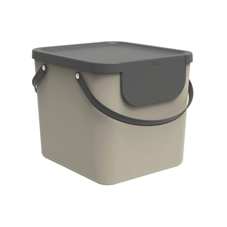 Abfallbehälter Albula 40l 39,8x35,8x33,9cm cappuccino
