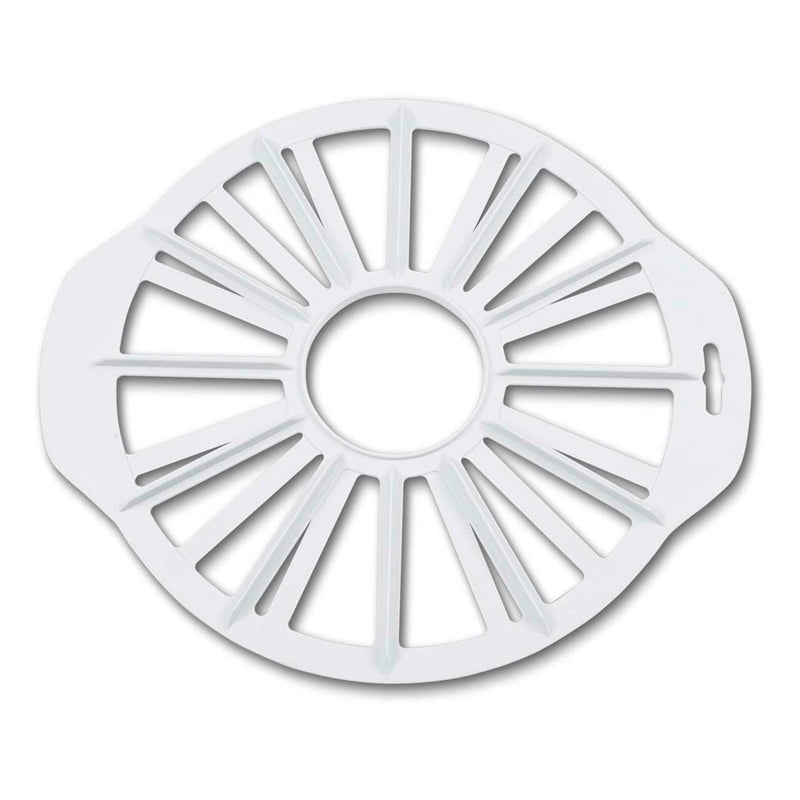 Torteneinteiler ø 27,5 cm für 12 oder 16 Stücke Weiss Kunststoff-PP
