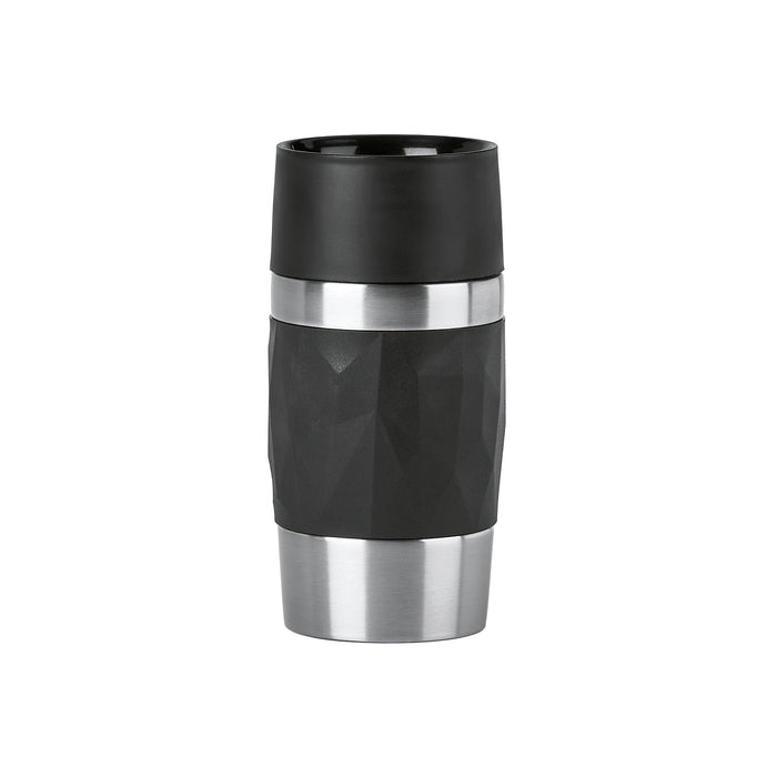 Isolierbecher Travel Mug Compact 0,3l Manschette schwarz