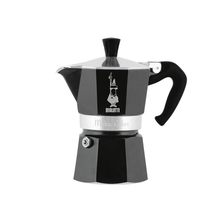 Espressokocher Moka Express Color 6 Tassen schwarz