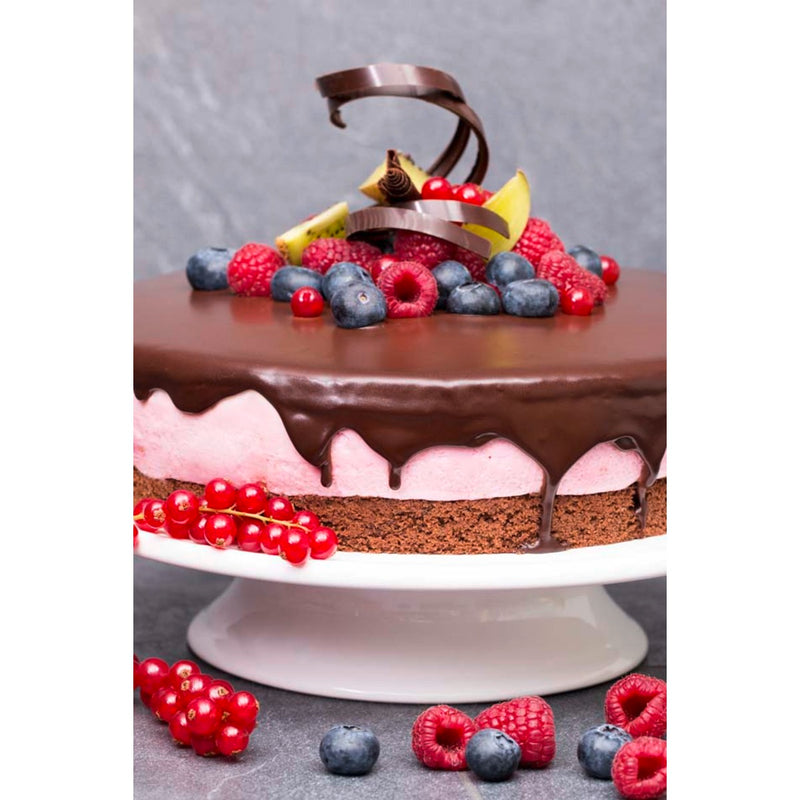 we love baking Springform ø 24 cm / H 7 cm mit Flachboden Silber Metal