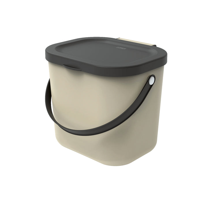 Abfallbehälter Albula 6l 23,5x20x20,8cm cappuccino