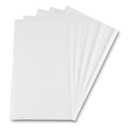 Backpapier 42 x 23 cm 10 Stück Eckig Weiss Papier