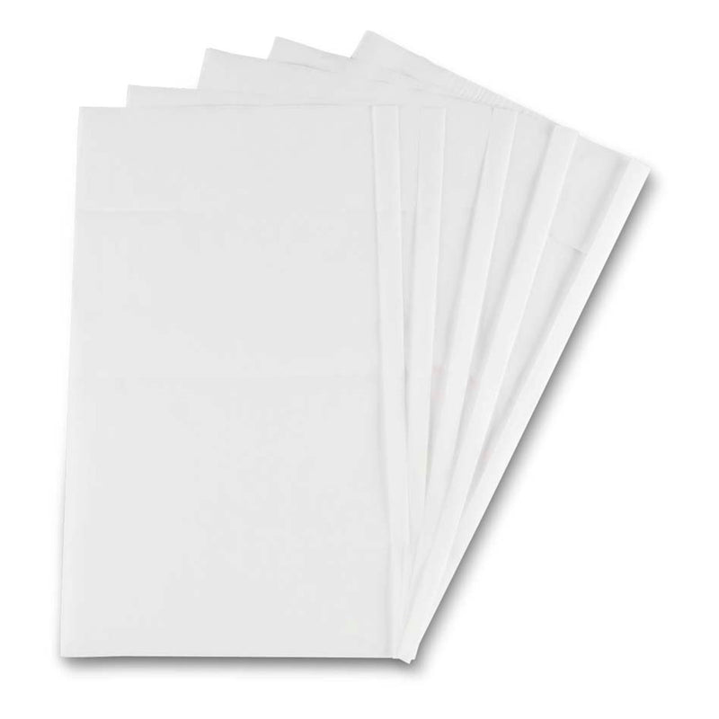 Backpapier 42 x 23 cm 10 Stück Eckig Weiss Papier