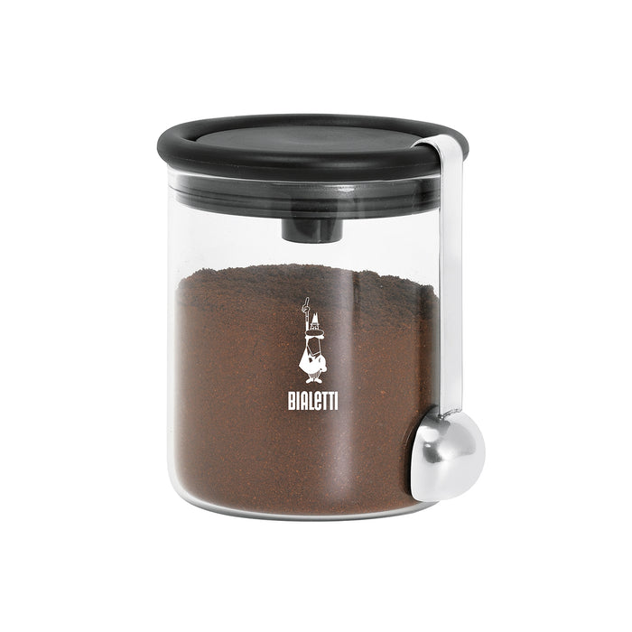 Kaffee-Aromabehälter Glas für 250gr gemahlenen Kaffee