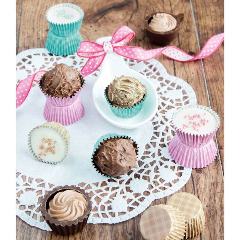 Pralinenkapseln ø 22 mm/ H 15 mm 30 Stück Rund Bunt