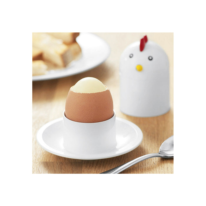 Eierköpfer und Eierbecher Chicken Design