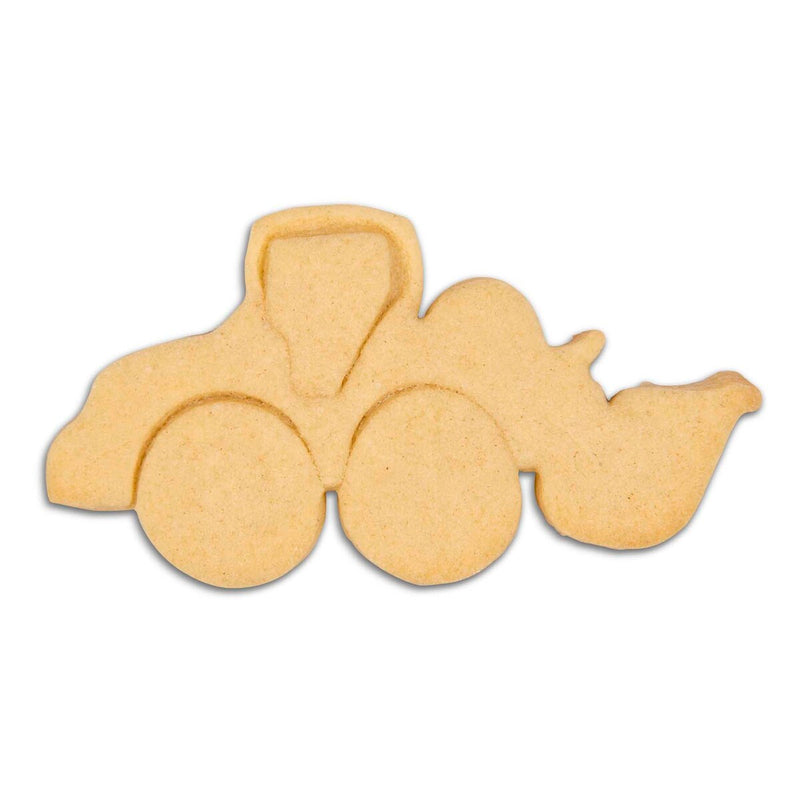 Präge-Ausstecher Bagger / Radlader 10 cm Edelstahl