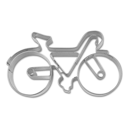 Präge-Ausstecher Rennrad / Fahrrad 9 cm Edelstahl
