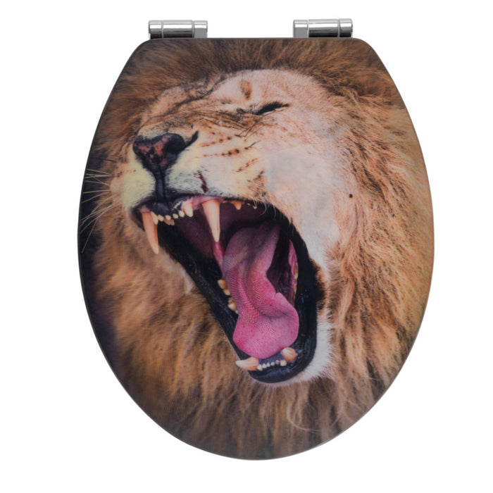 WC-Sitz Lion mit 3D-Effekt