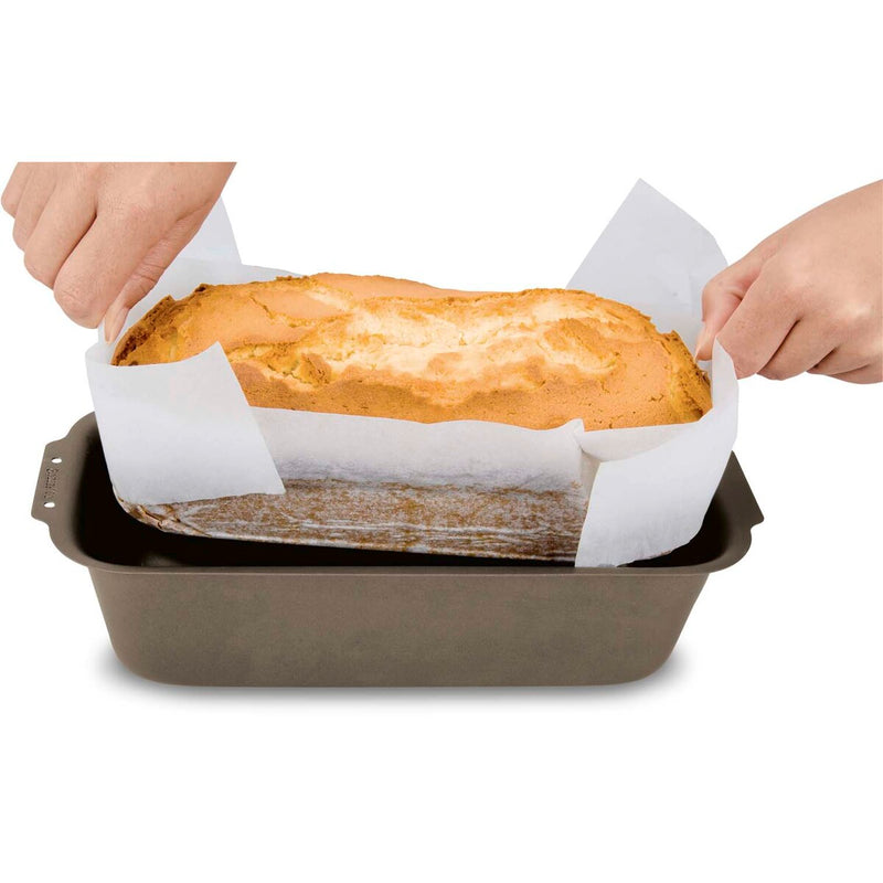 Backpapier 42 x 23 cm 10 Stück Eckig Weiss Papier