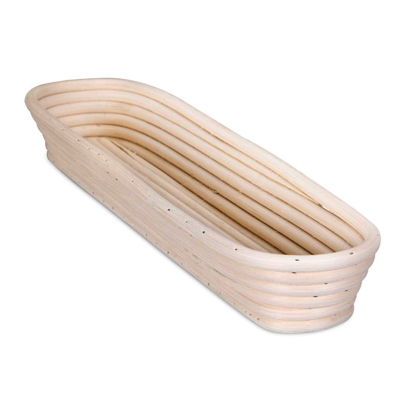 Gärkorb Baguette 36 x 7,5 cm / H 4,5 cm Rattan