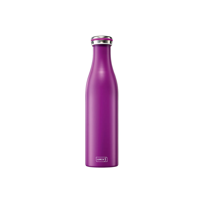 Thermo-Isolierflasche Edelstahl 0,75l purple