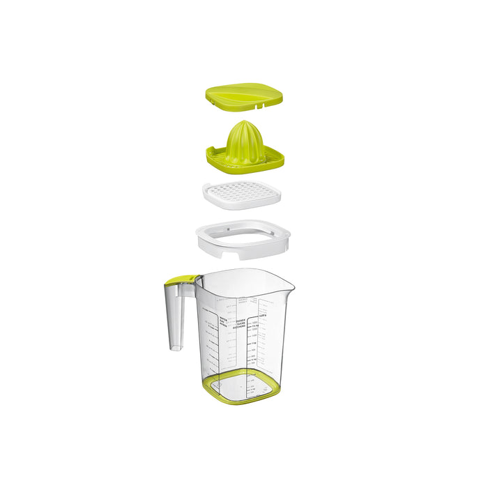 Messbecher Loft mit Zitronenpresse und Reibe 1,5l lime grün — LOREY