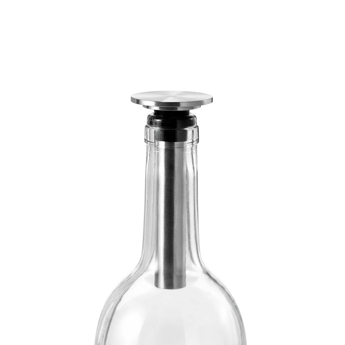 Wein Vakuum-Pumpe CHAMP, Edelstahl/Silikon, D: 4,5