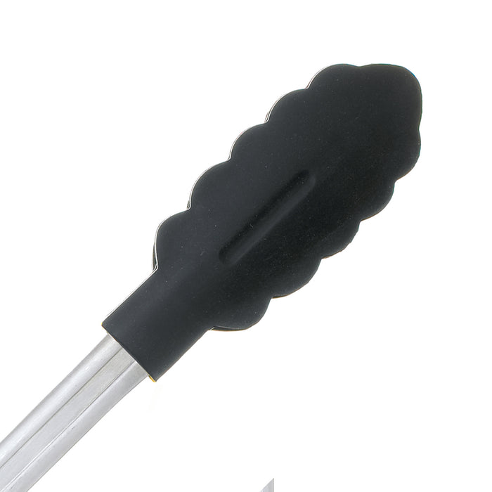 Koch- und Servierzange schwarz, Länge: 24 cm