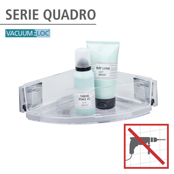 Vacuum-Loc® Eckablage Quadro Edelstahl