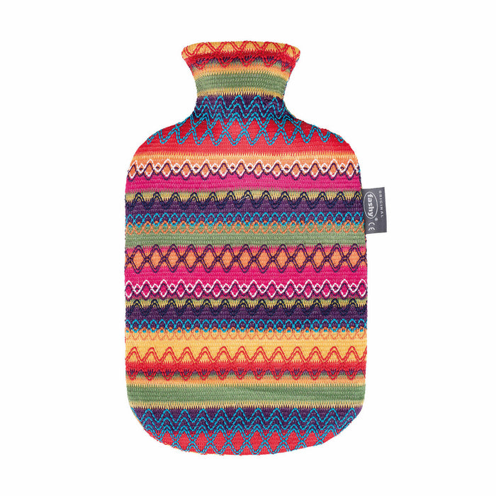 Wärmflasche mit Bezug Peru Design 2l