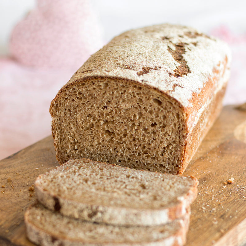 we love baking Brotbackform 30 x 13 cm / H 8 cm Silber Metall