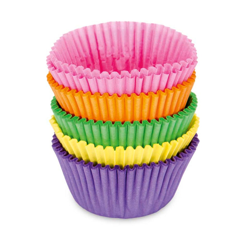 Papier-Backförmchen Bunt ø 3/4 cm / H 2 cm 100 Stück Mini Bunt Papier