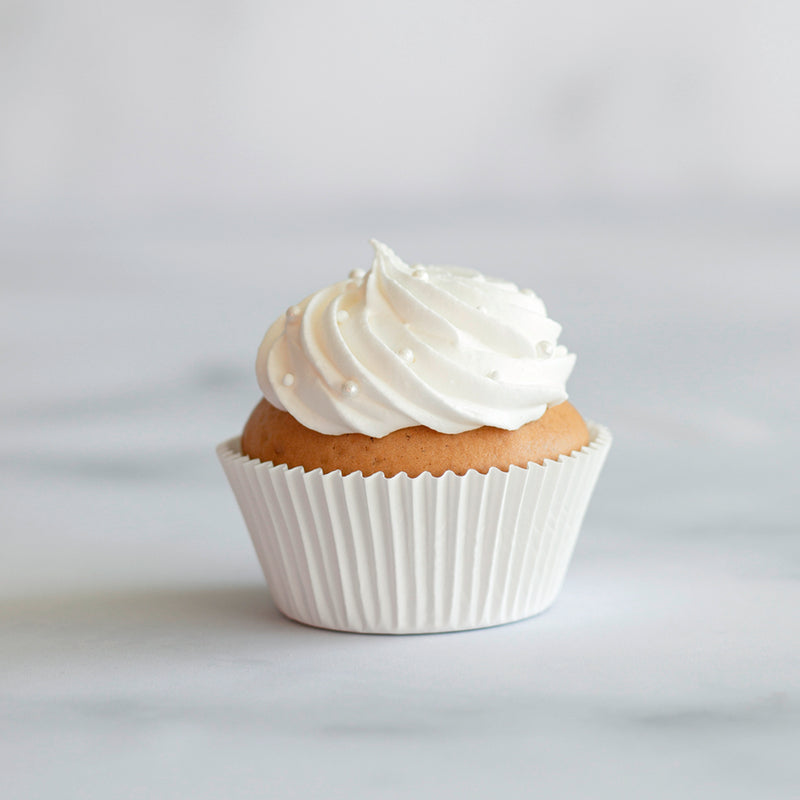 Papier-Backförmchen Weiß ø 5/7 cm / H 3 cm 200 Stück Maxi Weiss Papier