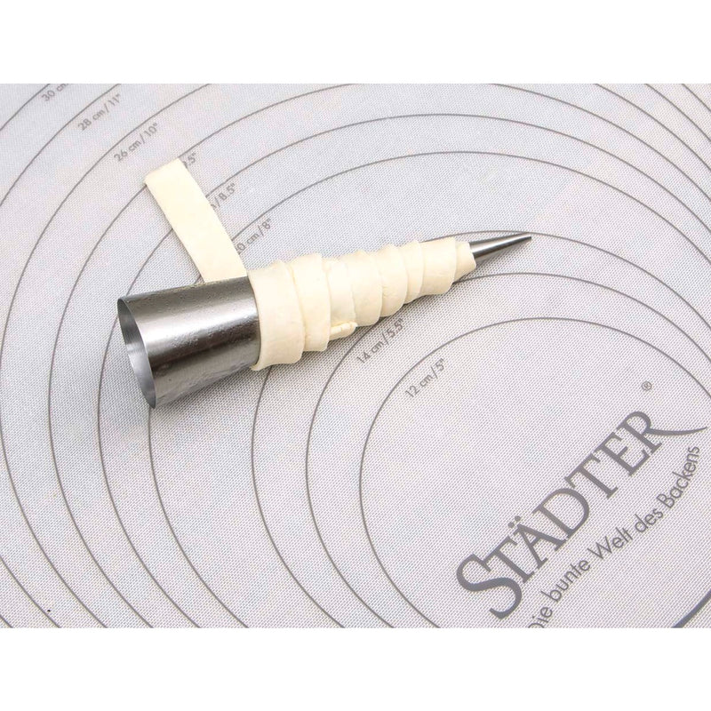 Schillerlocken 14 cm x ø 0,3/3,5 cm 6 Stück Edelstahl