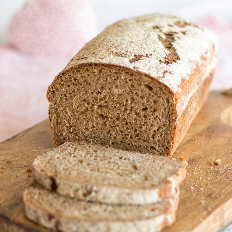 we love baking Brotbackform 26 x 11,5 cm / H 7,5 cm Silber Metall