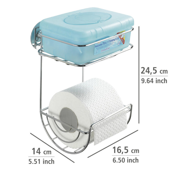 Turbo-Loc® Toilettenpapierhalter mit Ablage