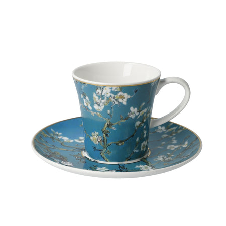 Kaffeetasse Vincent v. Gogh - Mandelbaum blau