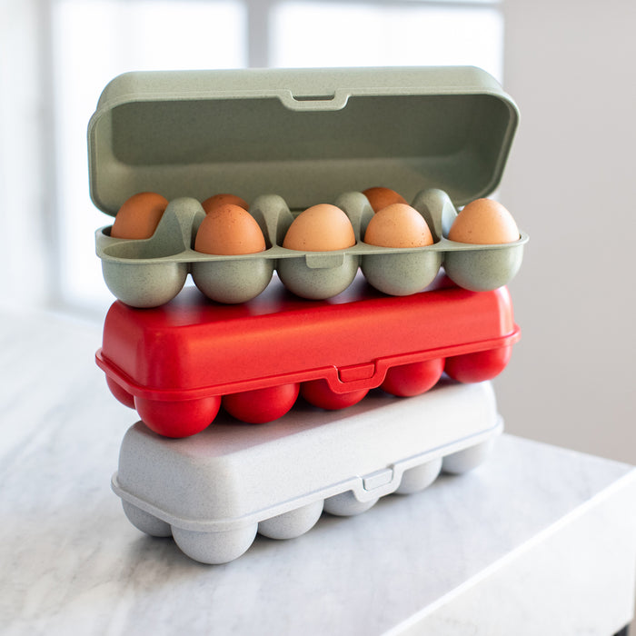 Eierbox Eggs to go organic green