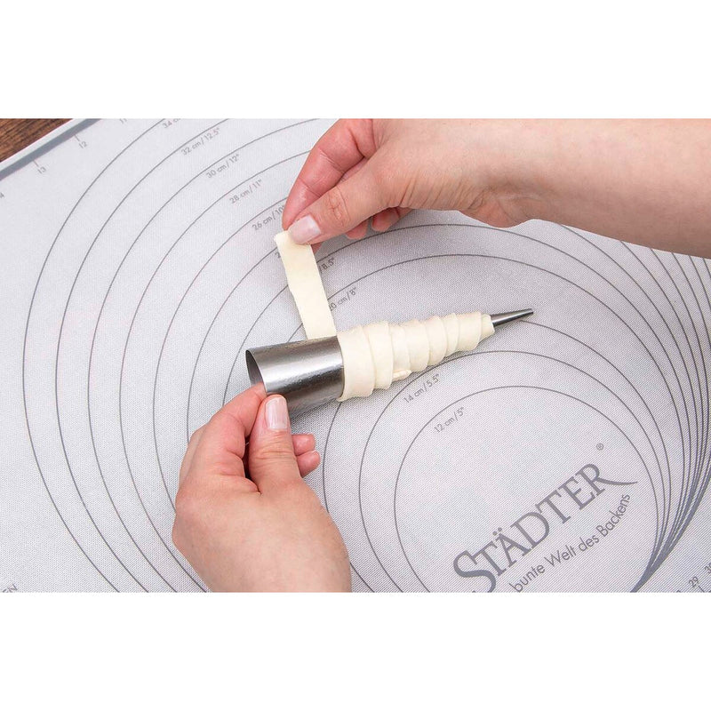 Schillerlocken 14 cm x ø 0,3/3,5 cm 6 Stück Edelstahl