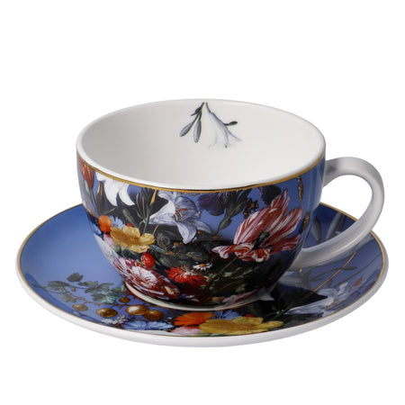 Tee-/ Cappuccinotasse de Heem Sommerblumen