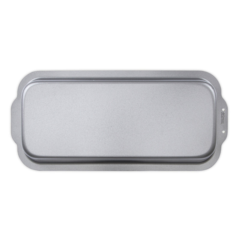 we love baking Brotbackform 30 x 13 cm / H 8 cm Silber Metall