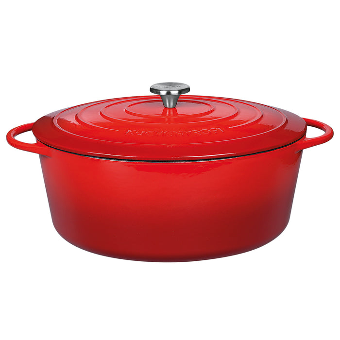 Bratentopf Provence oval 33cm classic red