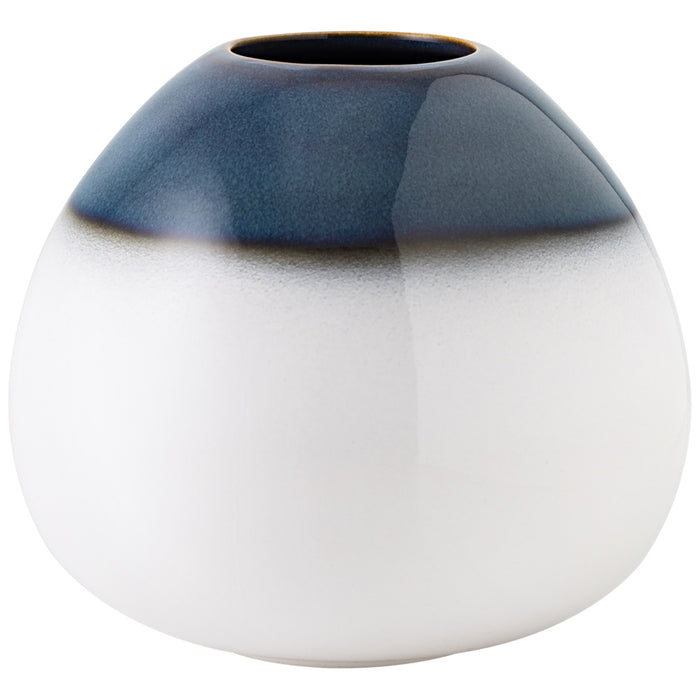 Vase Drop bleu klein 14,5x14,5x13cm