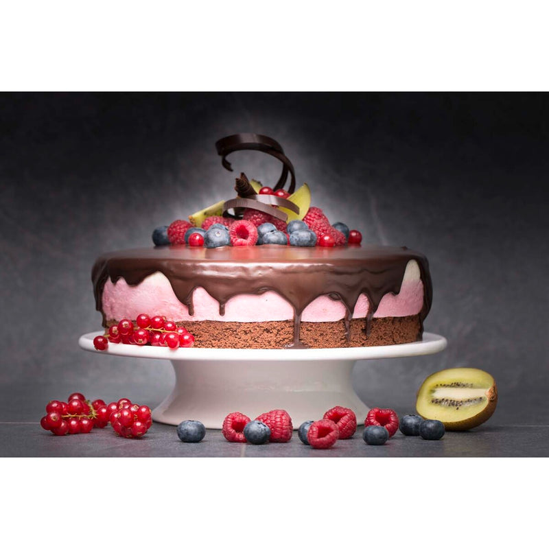 we love baking Springform ø 24 cm / H 7 cm mit Flachboden Silber Metal