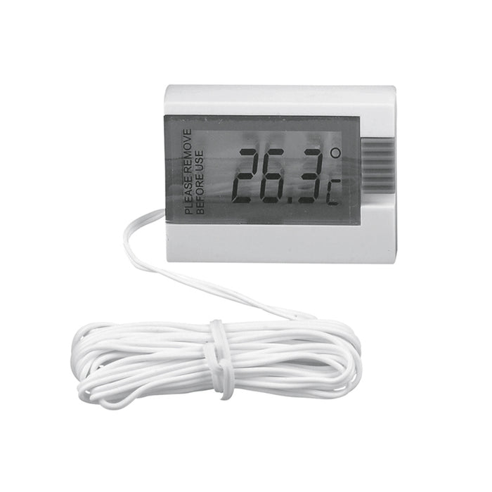 TFA Dostmann Digitales Thermometer weiß mit Kabelfühler