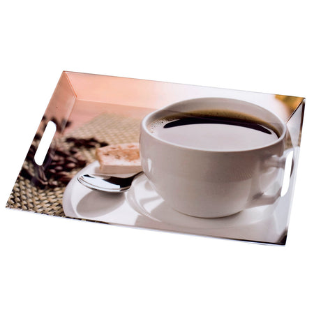 Serviertablett Cup of Coffee 50x37cm