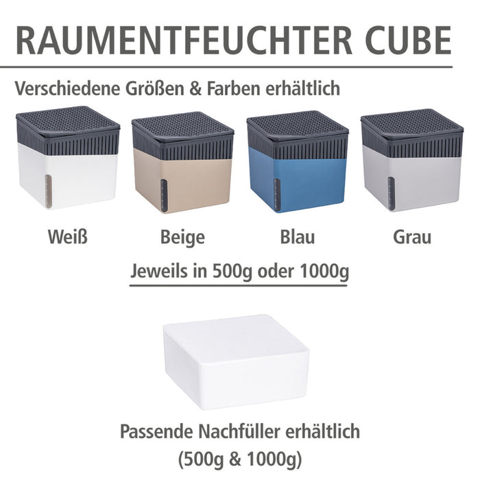 Raumentfeuchter Cube Blau 1000 g