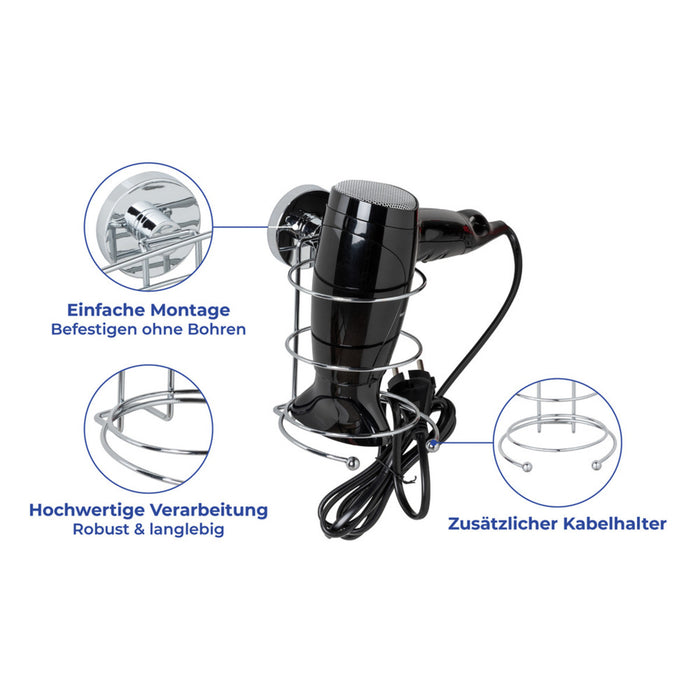 Vacuum-Loc® Haartrocknerhalter